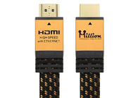 Kabel, das frei Baumwolle geflochtenes Sleeving Halogen für HDMI-Kabel abschirmt