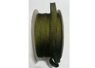 350 C Grad beständiges selbstbewegendes umsponnenes Sleeving Nomex-Grün für Kabelbaum-Schutz