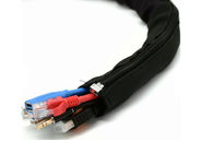 Gesponnen machen Sie oben geflochtenen Kabelmuffen Verpackungs-kundenspezifischer die Durchmesser für Kabel-sauberen Ärmel Reißverschluss zu