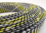 HAUSTIER pp. spinnen elektrische geflochtene Sleeving 80mm gelbe schwarze Farbe des Kabelstrang-