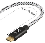Baumwolle HDMI pp. flocht das Kabel, welches die hitzebeständige beständige Abnutzung Sleeving ist