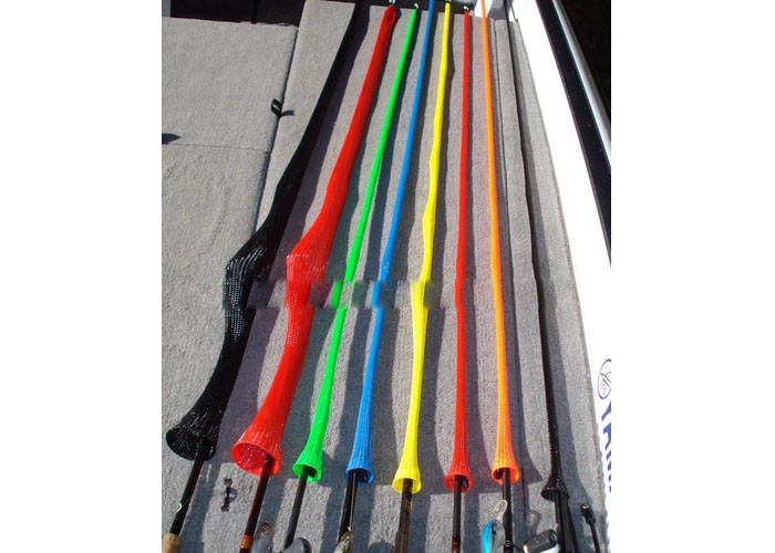 40mm HAUSTIER bunter Angelrute-Schutz-Angelruten-Ärmel für das Werfen von Rod
