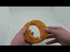 USB-Kabel Baumwolle geflochtenen Ärmeln Kleine Größe Schutz Kabel Gurt