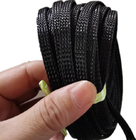 6 mm Kabelschutz PET erweiterbare geflochtene Hülse, schwarze Farbe, flammhemmend