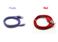 USB-Kabel-Baumwolle geflochtener Sleeving kleiner schützender Kabelstrang