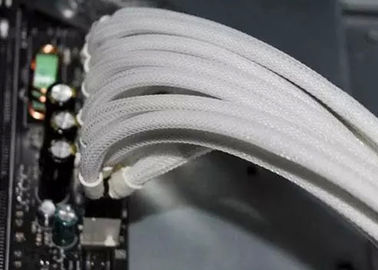 kaufen Dehnbarer elektrischer umsponnener Sleeving Sondergröße-extremer Abnutzungs-Widerstand on-line-Fertigung