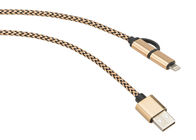HDMI-Kabel-Baumwolle flocht Sleeving für USB-Verbindungsstück-Schutz/Verschönerung