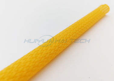kaufen Gelbes HAUSTIER geflochtenes Sleeving, Flammen-Beweis Bauerntrick geflochtenes Sleeving on-line-Fertigung