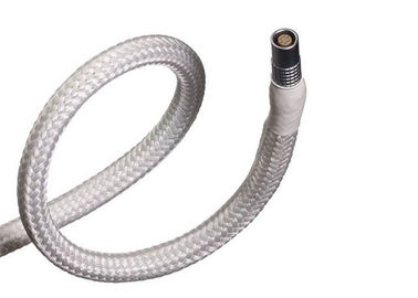 kaufen Flammhemmende selbstbewegende umsponnene Sleeving weiße Farbe für HDMI-Kabel on-line-Fertigung