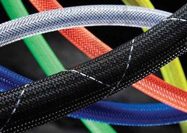 kaufen Umsponnene Computer-Plastikkabelmuffen, dehnbares umsponnenes Kabel Sleeving on-line-Fertigung