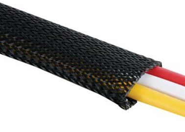 kaufen Polyester Electical geflochtenes Sleeving, hoher flammhemmender Litze-Ärmel on-line-Fertigung
