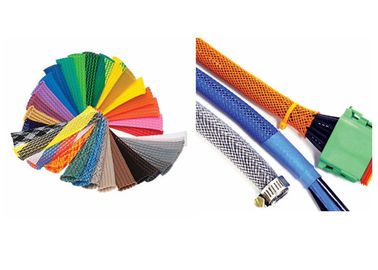 kaufen Draht, der HAUSTIER dehnbares umsponnenes Sleeving für Kabel-Schutz abschirmt on-line-Fertigung