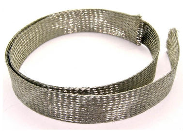 kaufen Sleeving silberne Abnutzung EMI Shielding Tinned Copper Braideds beständig on-line-Fertigung