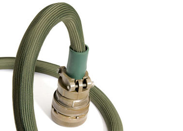 kaufen Kabel geschütztes selbstbewegendes umsponnenes Sleeving Nomex-Grün für Autos on-line-Fertigung