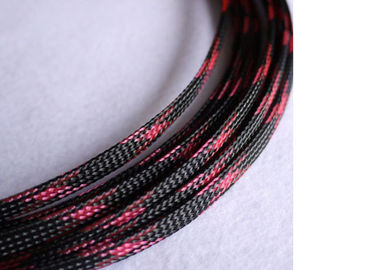 kaufen Hochfester Faden selbstbewegendes umsponnenes Sleeving für Kabel-Abnutzungs-Beweis-Schutz on-line-Fertigung