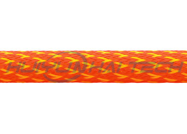 kaufen Beständiges HAUSTIER der hohen Temperatur dehnbares umsponnenes Sleeving für Kabel-Isolierungs-Schutz on-line-Fertigung
