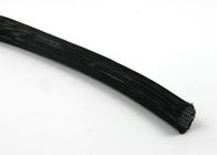 Schwarzes/graues elektrisches umsponnenes Sleeving, Kabel-Schutzhülle für industrielles 
