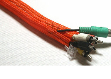 kaufen Einzelfaden-Selbst, der aufgeteiltes umsponnenes Sleeving kundengebundenes Drucken für Kabel-Management einwickelt on-line-Fertigung