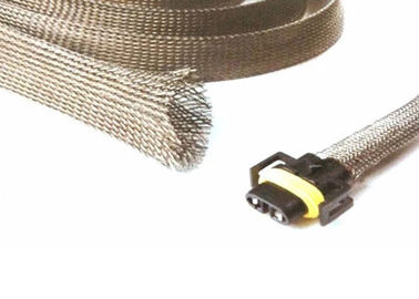 kaufen Das Halogen, das frei ist, konservierte kupfernes umsponnenes Sleeving für den Draht, der Schutz abschirmt on-line-Fertigung