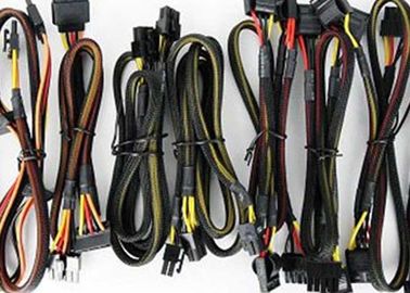 kaufen Logo-Druckendehnbares umsponnenes Nylonsleeving für Elektrogerät on-line-Fertigung