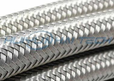 kaufen 304 Metalledelstahl geflochtene Sleeving volle Deckung für EMS-Kabel-Schutz on-line-Fertigung