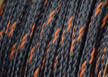 kaufen Schwarzes HAUSTIER elektrischer umsponnener Sleeving hitzebeständiger Draht-Ärmel 1mm 150mm on-line-Fertigung