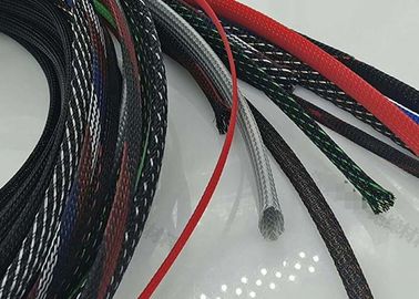 kaufen Schleifresist-umsponnenes Kabel-Hüllen-Kunden-Logo mit glatter Oberfläche on-line-Fertigung