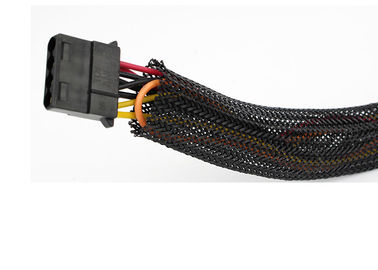kaufen Dauerhaftes elektrisches umsponnenes Sleeving, einfaches verbiegendes umsponnenes Kabel Sleeving on-line-Fertigung