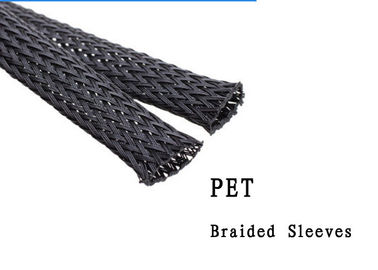 kaufen Hohes flammhemmendes Haustier elektrische umsponnene Sleeving breite funktionierende Temp-Strecke on-line-Fertigung