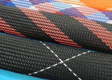 kaufen Polyester durch Hitze schrumpfbares umsponnenes Sleeving, Kabel-Schutzhülle-hohe Dichte on-line-Fertigung