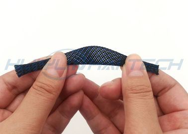 kaufen Haltbares HAUSTIER dehnbares umsponnenes Sleeving flexibles Nylon/Haustier-Material on-line-Fertigung