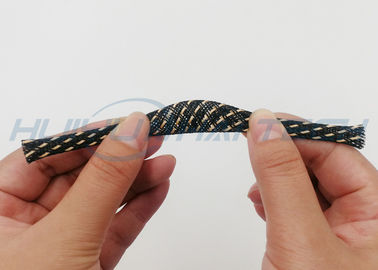 kaufen Sleeving Flammen-Beweis-dehnbares umsponnenes Kabel, feuerfester Draht-Sleeving Gewohnheit on-line-Fertigung
