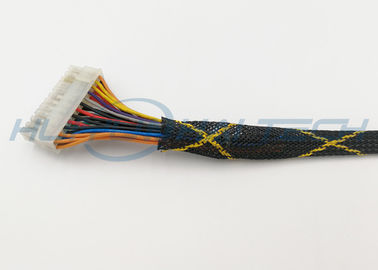 kaufen Dehnbare umsponnene Sleeving Stromleitungen HAUSTIER der hohen Temperatur Kabelbaum on-line-Fertigung