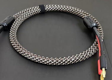 kaufen Rundes dehnbares umsponnenes Sleeving Kabel, feuerfester Draht-Sleeving Kabelbaum-Management on-line-Fertigung