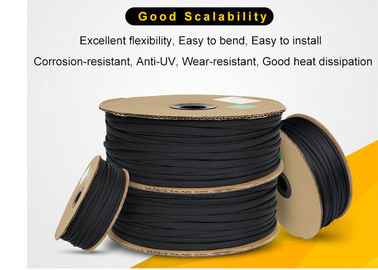 kaufen Haltbares HAUSTIER dehnbare umsponnene Sleeving hohe Dichte für Kabel-Schutz on-line-Fertigung