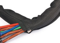 Automobilreißverschluss-Kabelmuffe geflochtenes Verpackungs-Schwarzes für Litze-Schutz