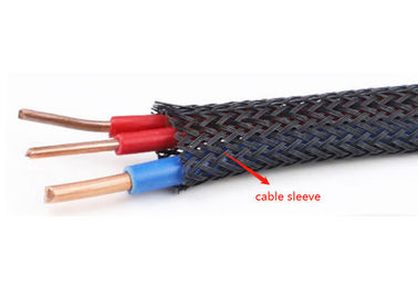 kaufen Hohes flammhemmendes HAUSTIER Eexpandable geflochtenes Sleeving für Drahtseil-Schutz on-line-Fertigung