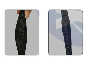 kaufen Elektrischer umsponnener Fahrzeugleitungs-Ärmel, dehnbares Kabel-Sleeving Haustier-Material on-line-Fertigung
