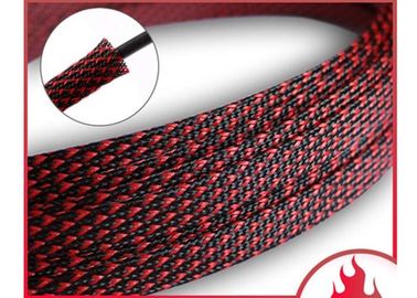 kaufen Flexo-HAUSTIER dehnbares umsponnenes Sleeving Sondergröße-Halogen frei ROHS konform on-line-Fertigung