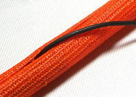 Orange HAUSTIER Selbst, der aufgeteiltes umsponnenes Sleeving für Draht einwickelt, spannt Schutz vor