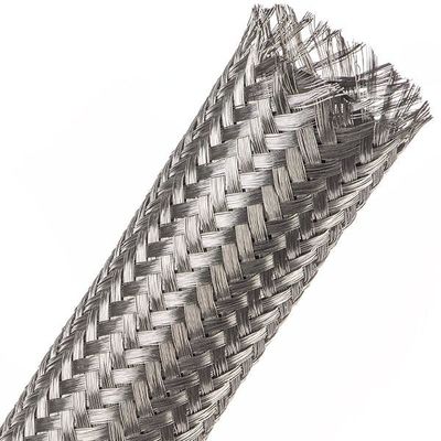 kaufen Einzelfaden SS304 metallisches umsponnenes Sleeving für Kabel-Schutz on-line-Fertigung