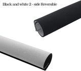 Die schwarze weiße einfache Flausch-Draht-Verpackung installieren Neopren-Kabel-Management-Ärmel