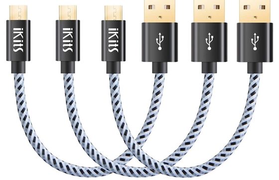 kaufen Hohe flexible 50mm Baumwolle flocht Sleeving HDMI-Kabelmuffe on-line-Fertigung