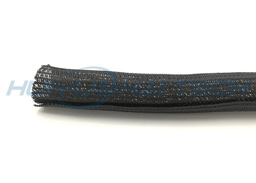 kaufen Hoher flexibler HAUSTIER Selbst, der Spalte einwickelt, flocht Sleeving gegen Abnutzung on-line-Fertigung