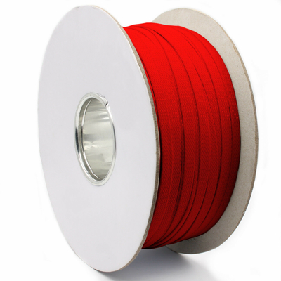 kaufen Flexibler roter REICHWEITE Draht Mesh Sleeve For Cable Protection und Management on-line-Fertigung