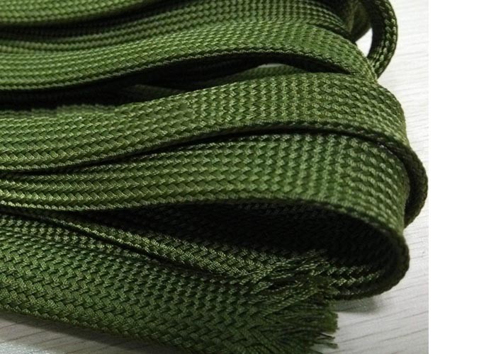 Grünes Nomex elektrisches umsponnenes Sleeving haltbar für Kabel-Management