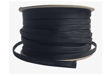 Gutes Ersteigbarkeits-Kabel-Management geflochtener Sleeving Feuer-Beweis mit schwarzer Farbe