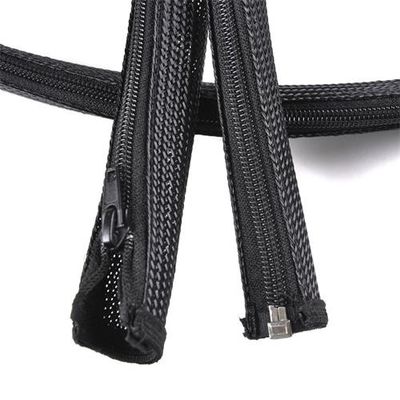 RoHS-REICHWEITE Reißverschluss-Ärmel flocht Verpackungs-Organisator Tubing Flame Resistant